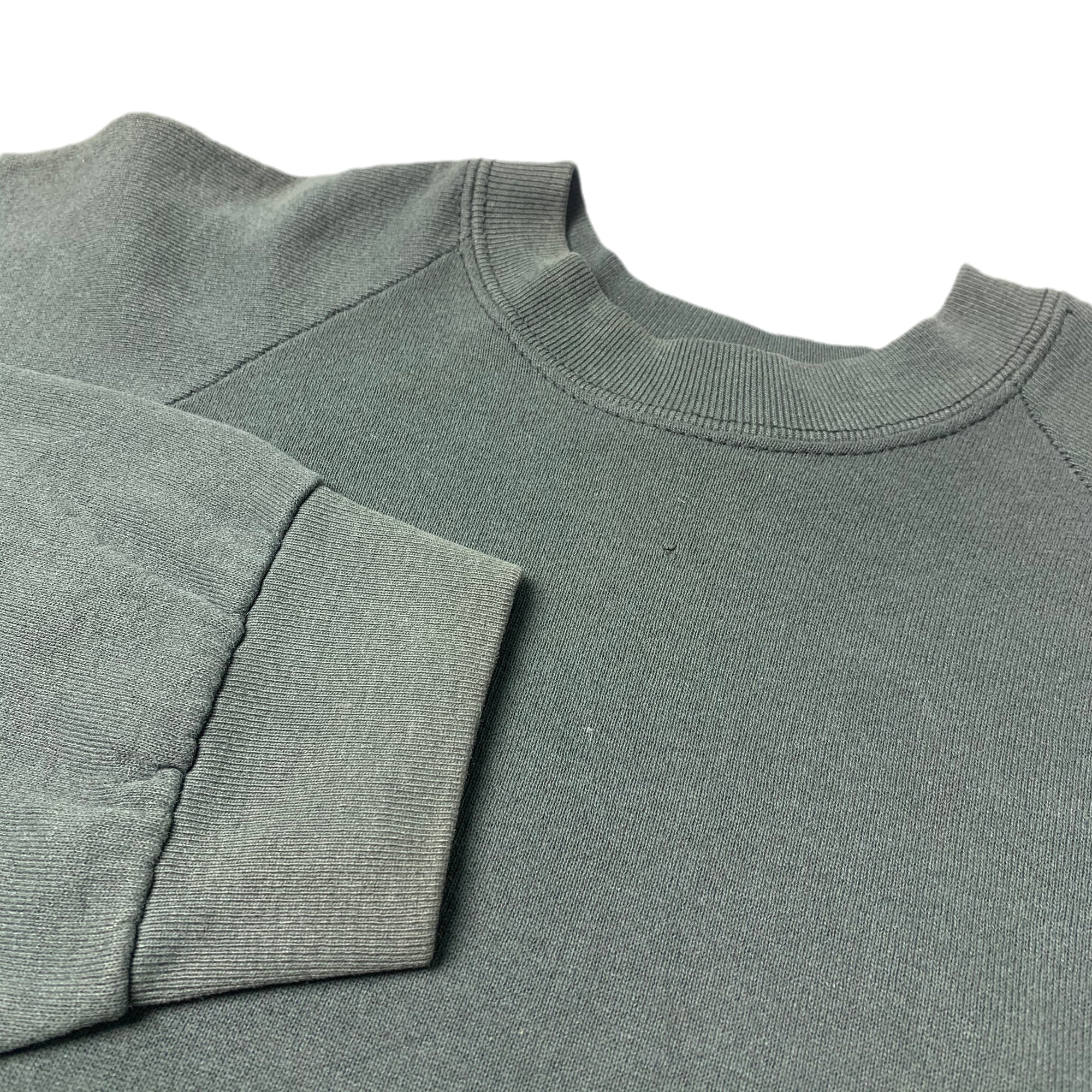 80's Fruit Of The Loom Black Faded Sweatshirt