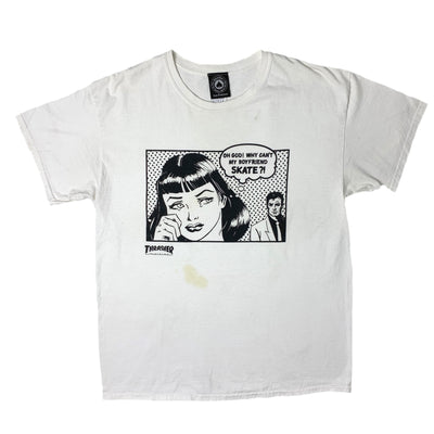00's Thrasher Boyfriend Cant Skate T-Shirt