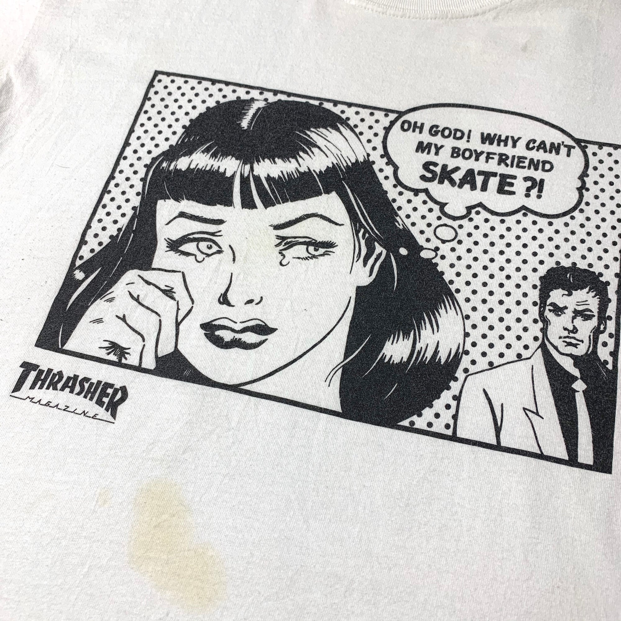 00's Thrasher Boyfriend Cant Skate T-Shirt