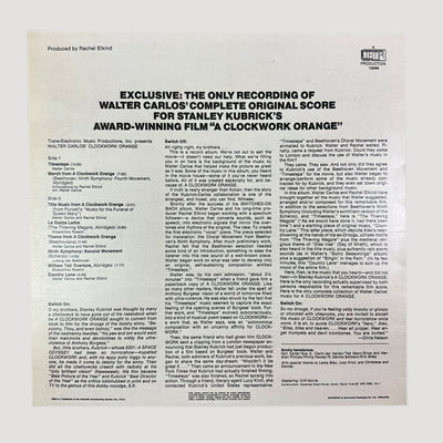 70's Walter Carlos Clockwork Orange LP