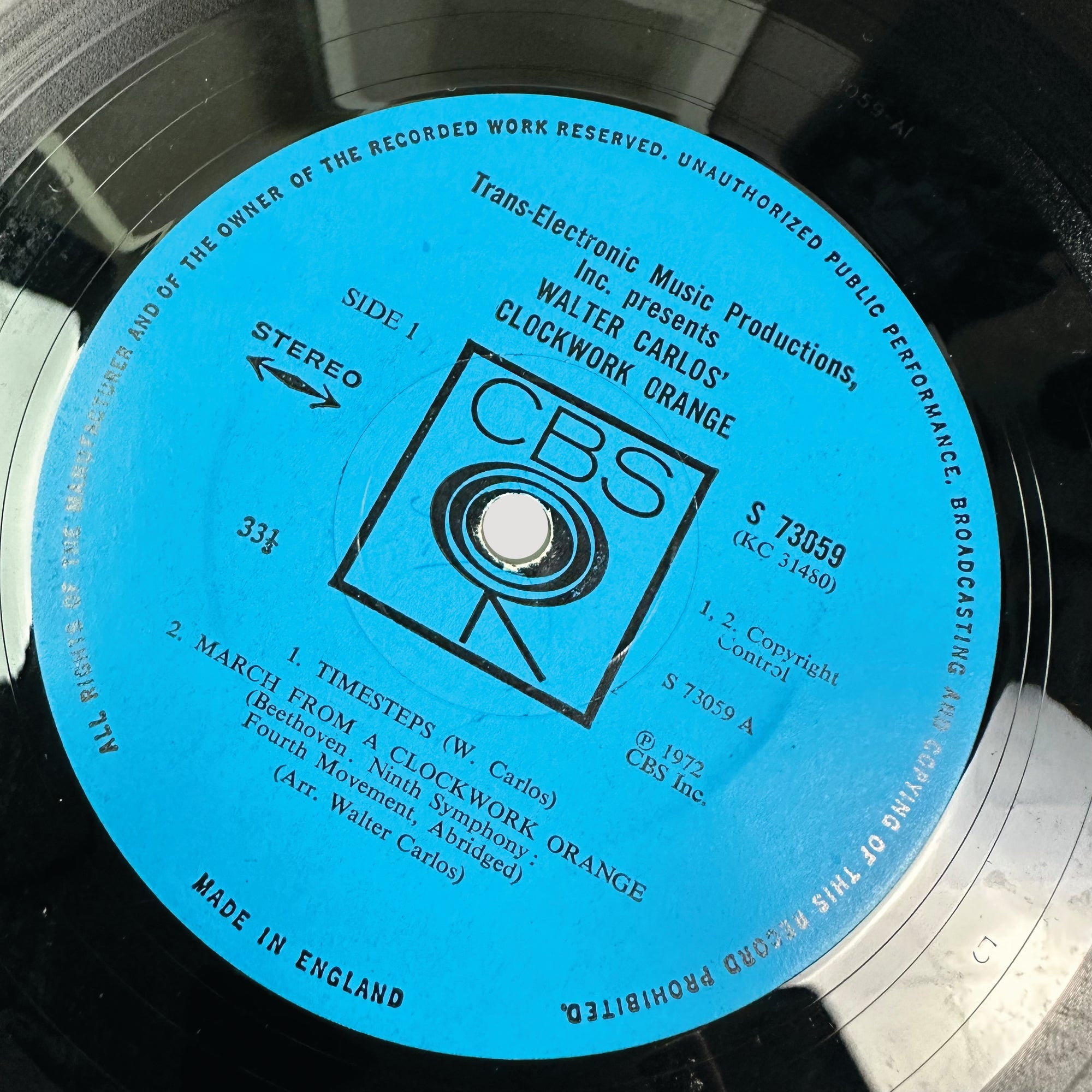 70's Walter Carlos Clockwork Orange LP