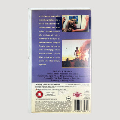 80's The Wickerman Ex-Rental VHS