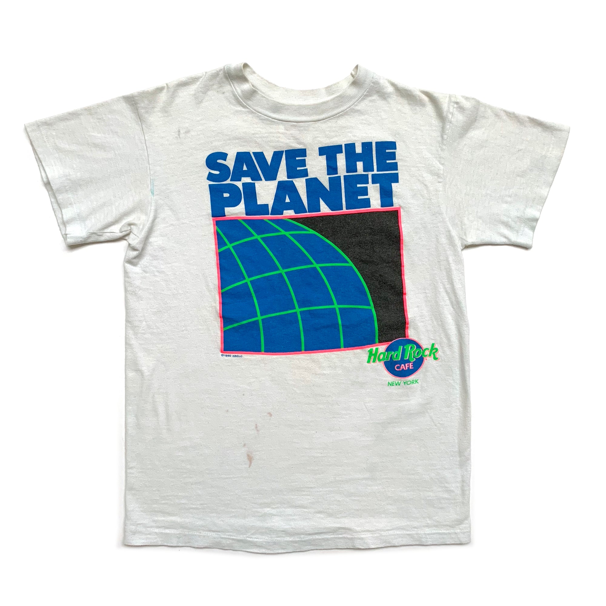 1990 Hard Rock Cafe NY Save The Planet T-Shirt