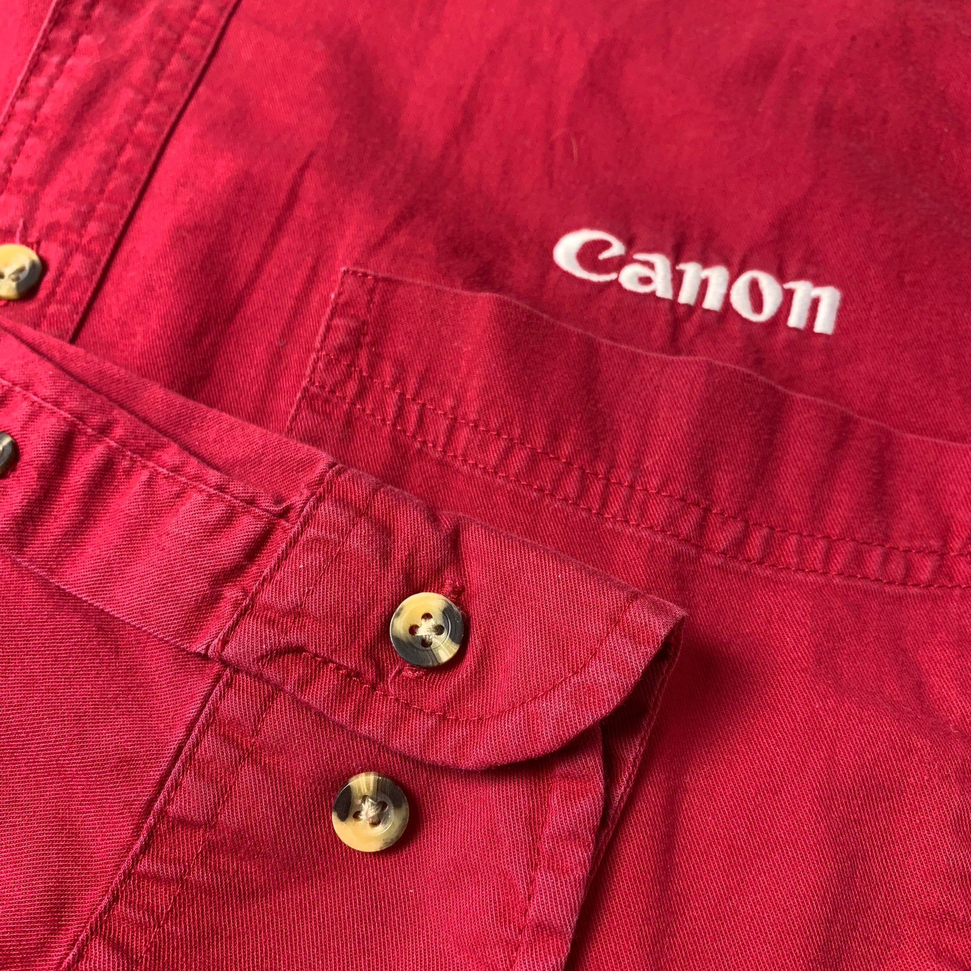 90's Canon Staff Button Up Shirt