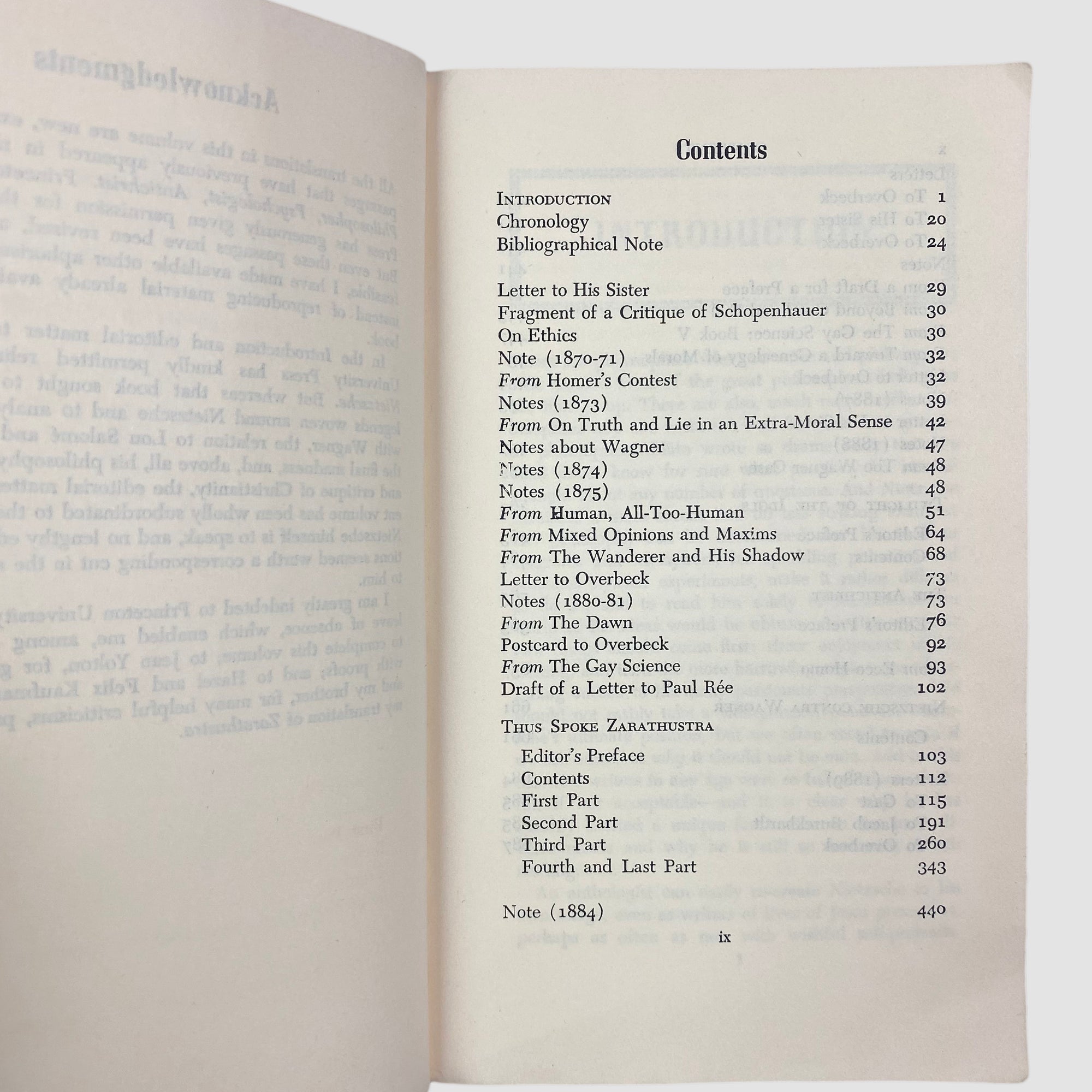 1965 The Portable Nietzsche