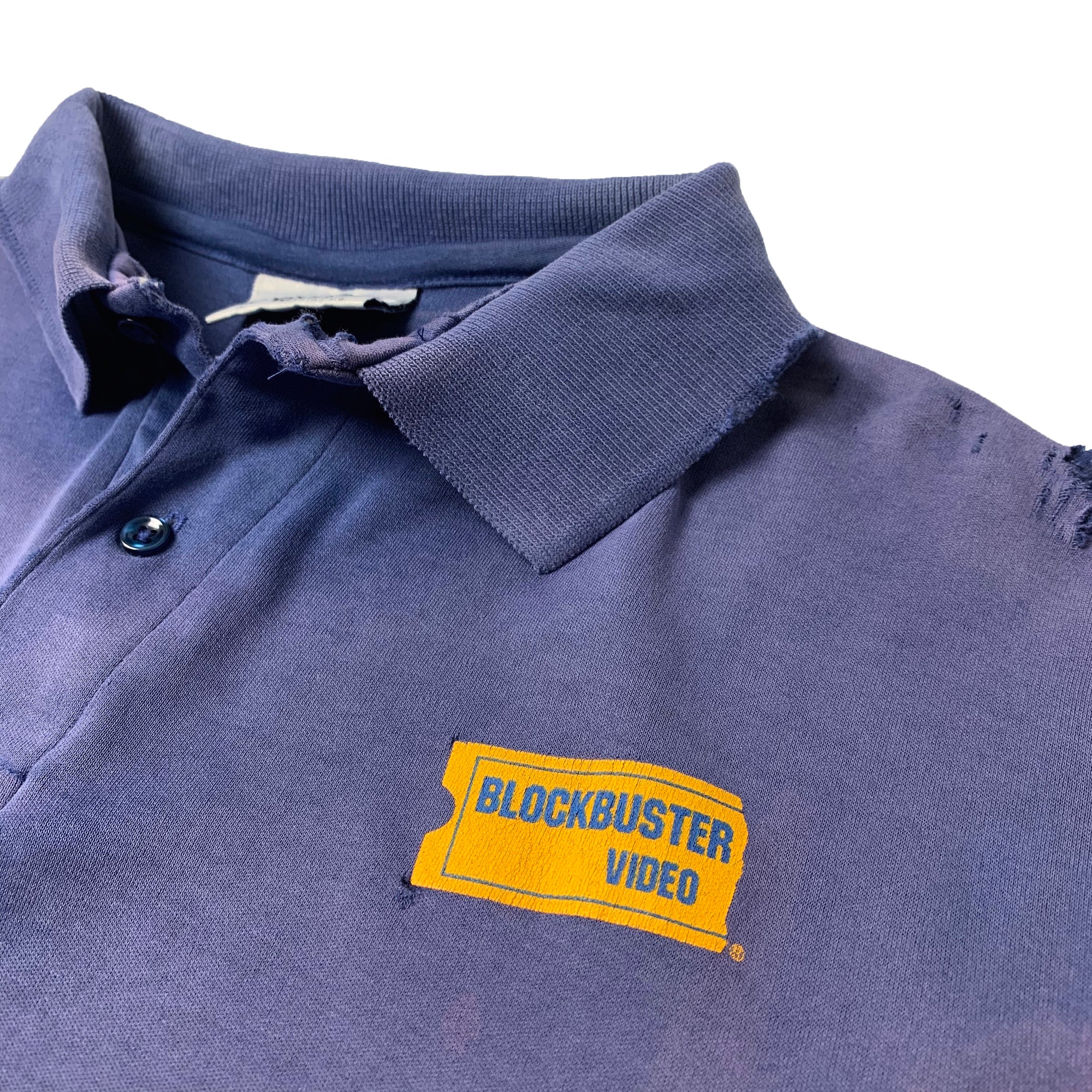 90's Blockbuster Navy Staff Polo Shirt