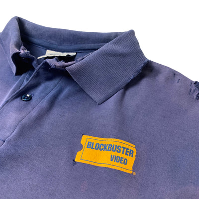 90's Blockbuster Navy Staff Polo Shirt