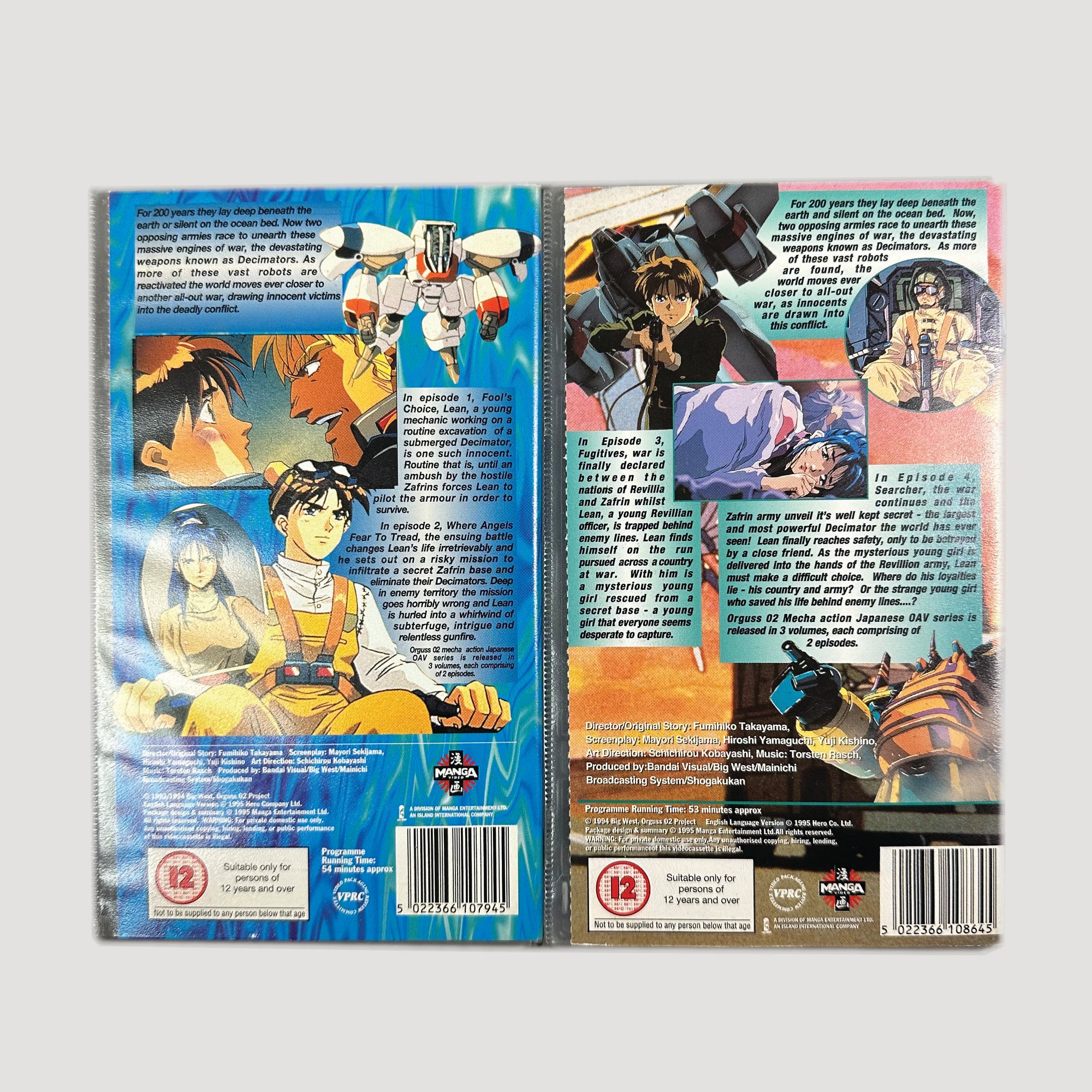 90's Orguss 02 (Parts 1+2)