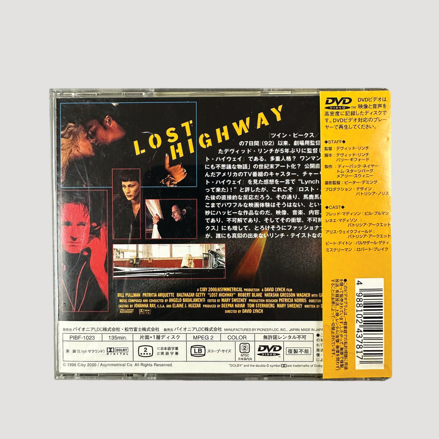 1996 Lost Highway Japanese DVD
