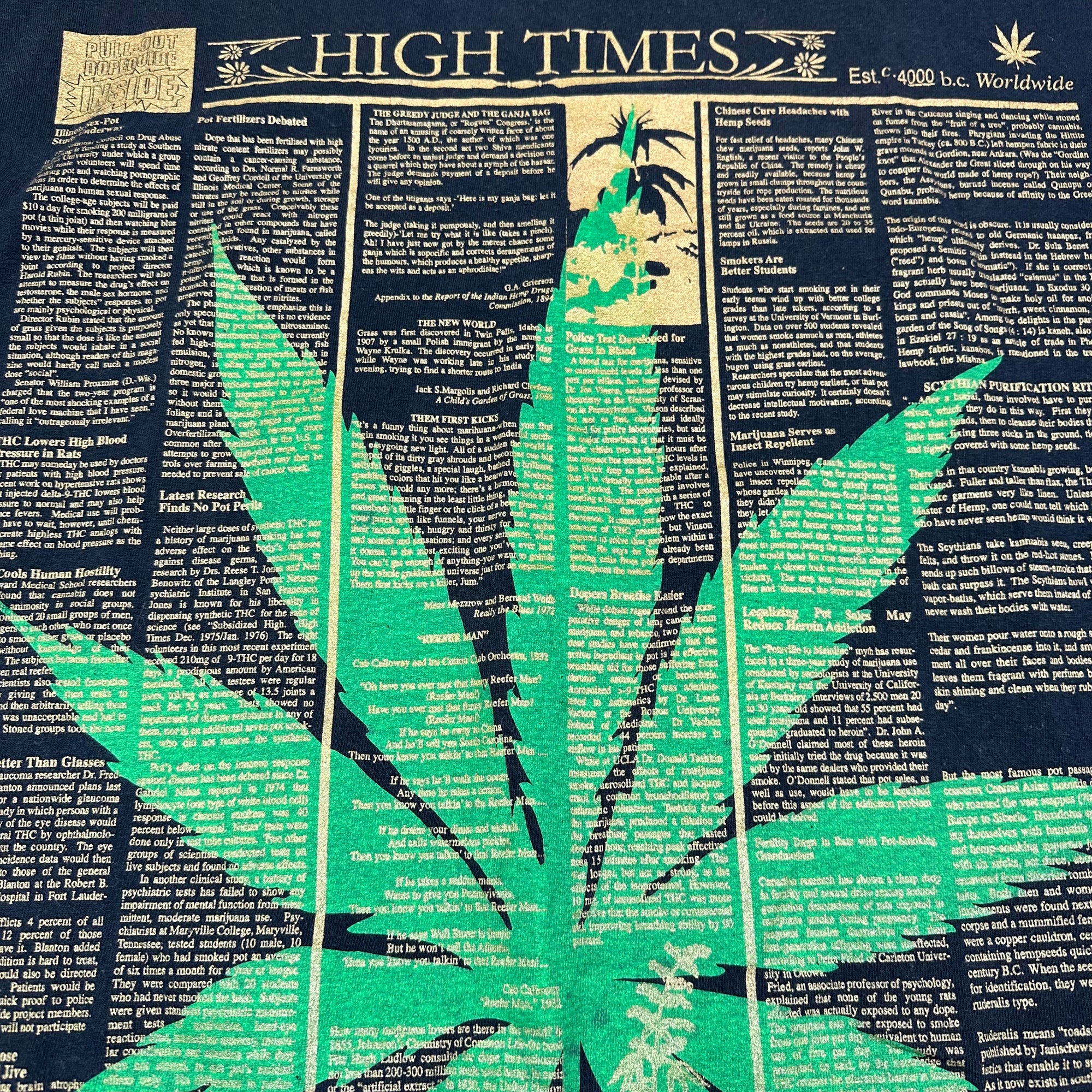 00's High Times Magazine T-Shirt