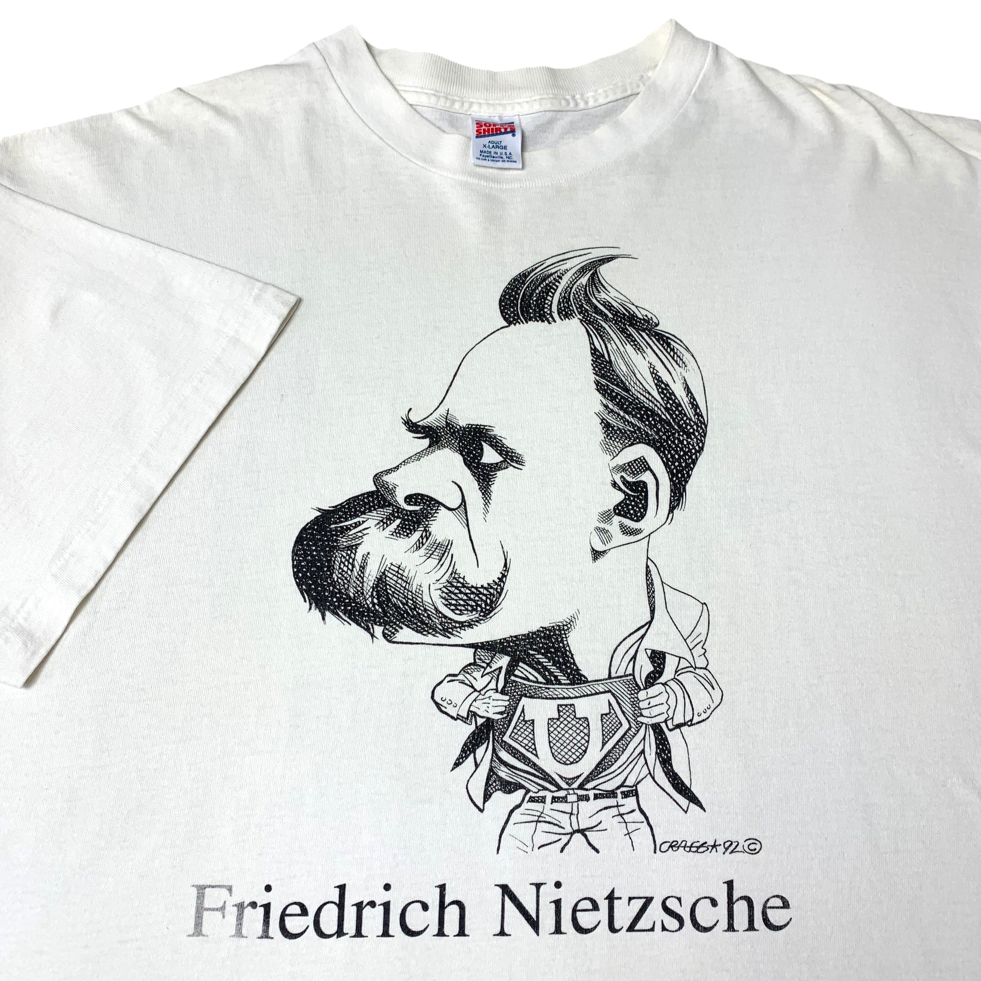 1992 Friedrich Nietzsche Portrait T-Shirt
