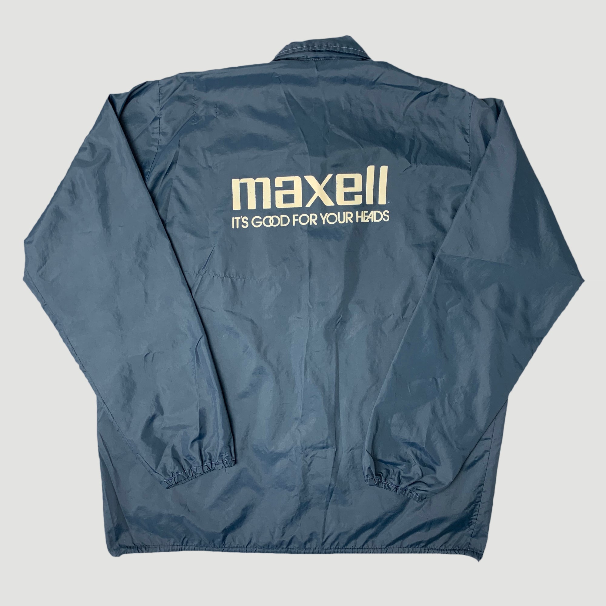 80's Maxell Logo Windbreaker Jacket