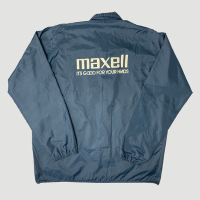 80's Maxell Logo Windbreaker Jacket