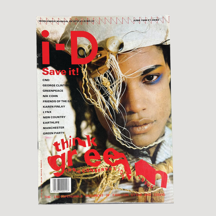 1986 i-D Magazine Think Green