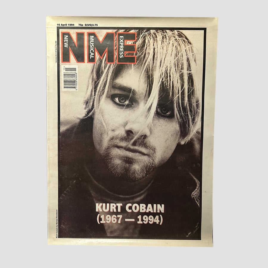 Mid 90's NME Kurt Cobain Memorial Poster