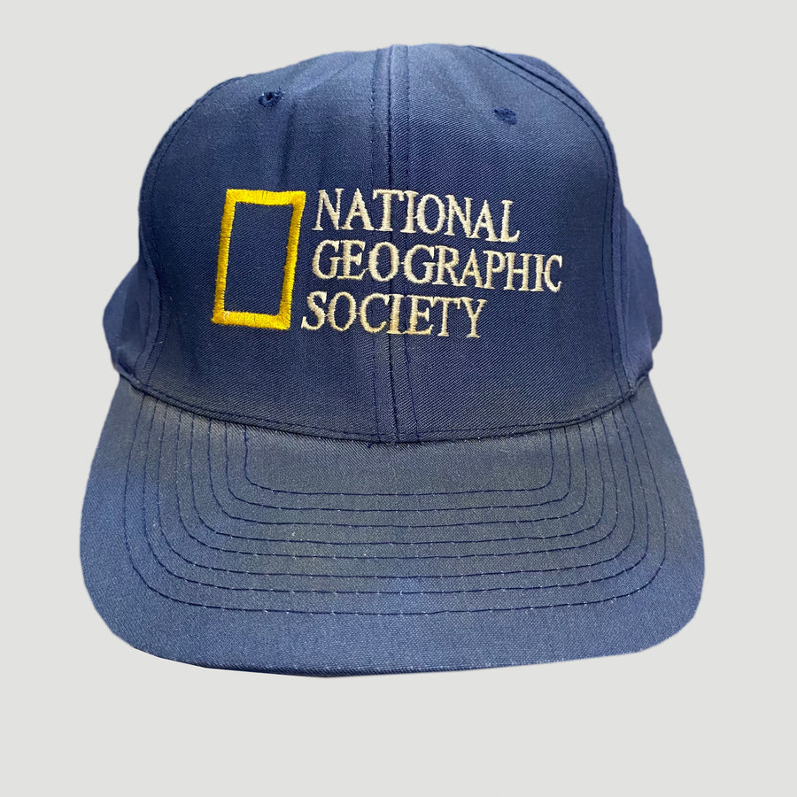 90's National Geographic Snapback Cap