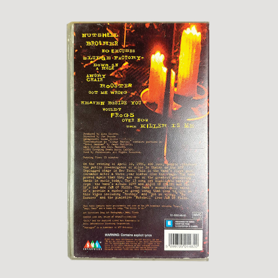 1996 Alice in Chains Unplugged VHS