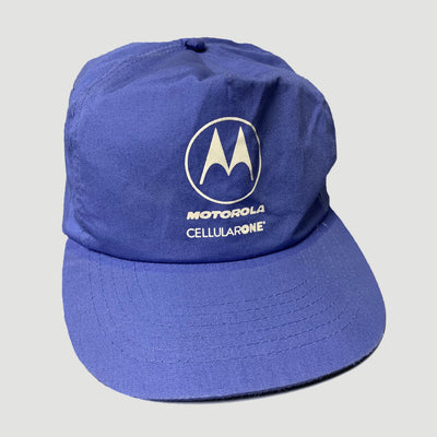 80's Motorola Cellular One Snapback Cap