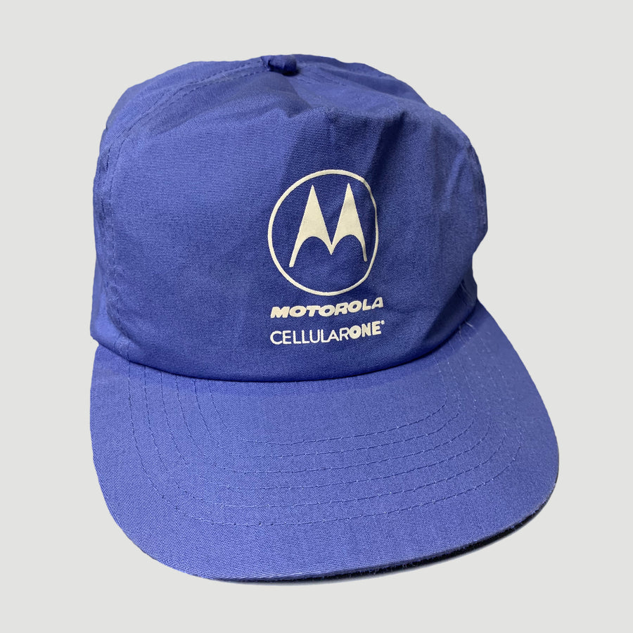 80's Motorola Cellular One Snapback Cap