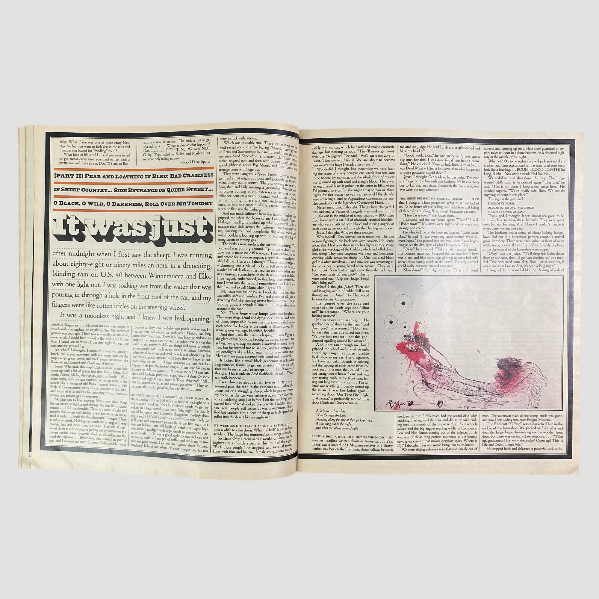 1993 Rolling Stone Hunter S. Thompson Issue