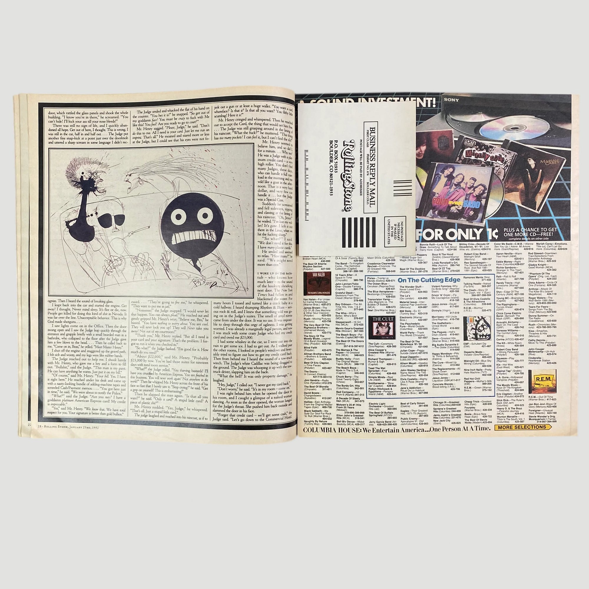 1993 Rolling Stone Hunter S. Thompson Issue