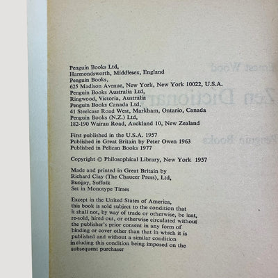 1977 Zen Dictionary Pelican