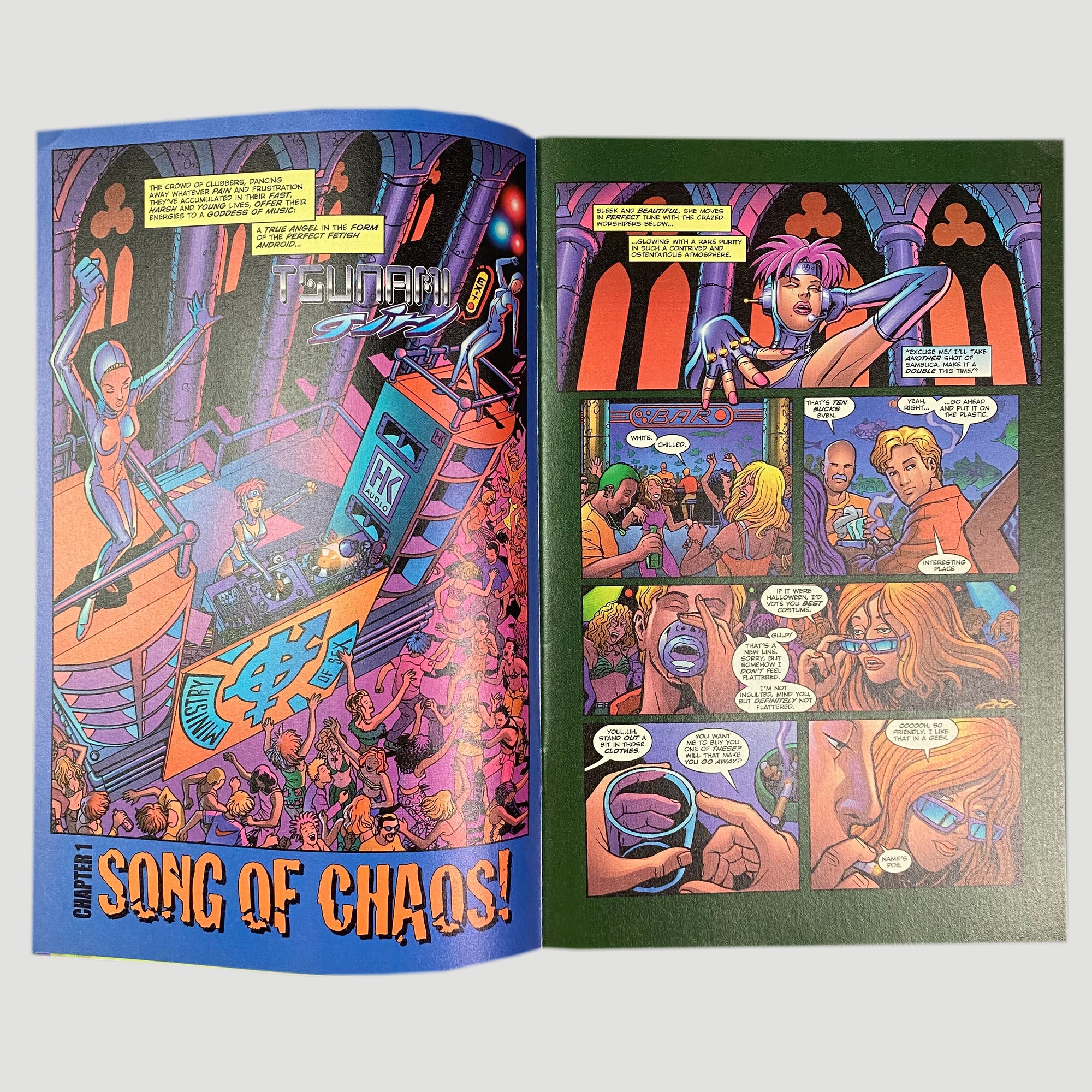 90's Tsunami Girl Sorayama Comic