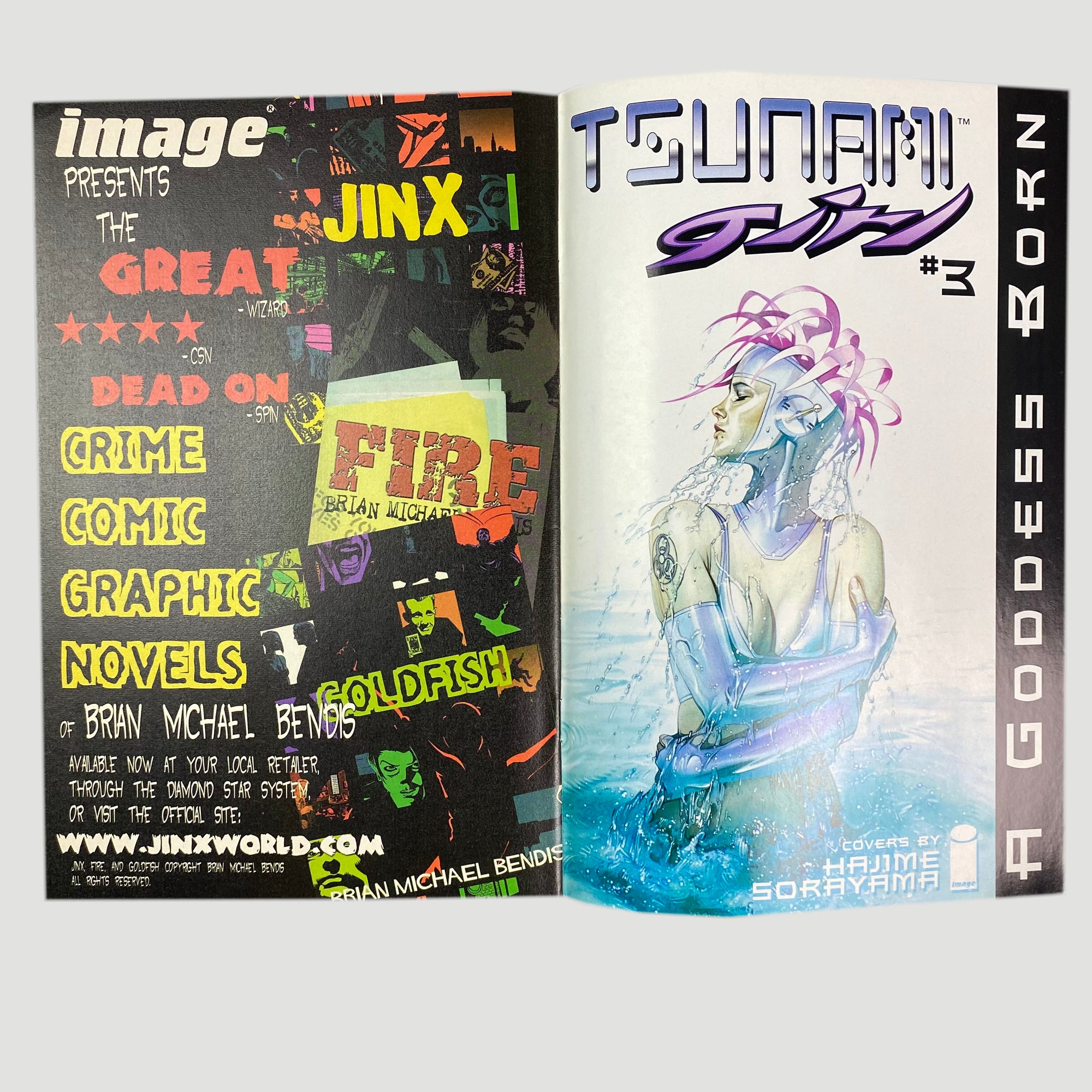 90's Tsunami Girl Sorayama Comic