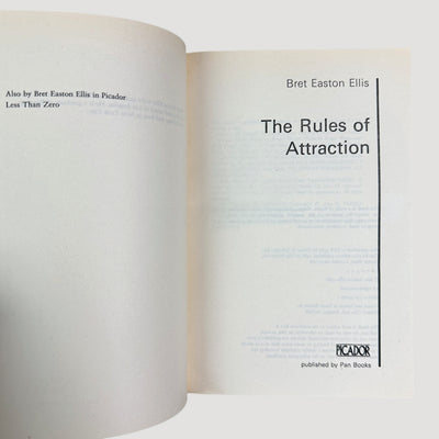 1987 Bret Easton Ellis Rules of Attraction