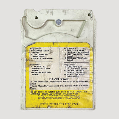 70's David Bowie Hunky Dory 8 Track Tape