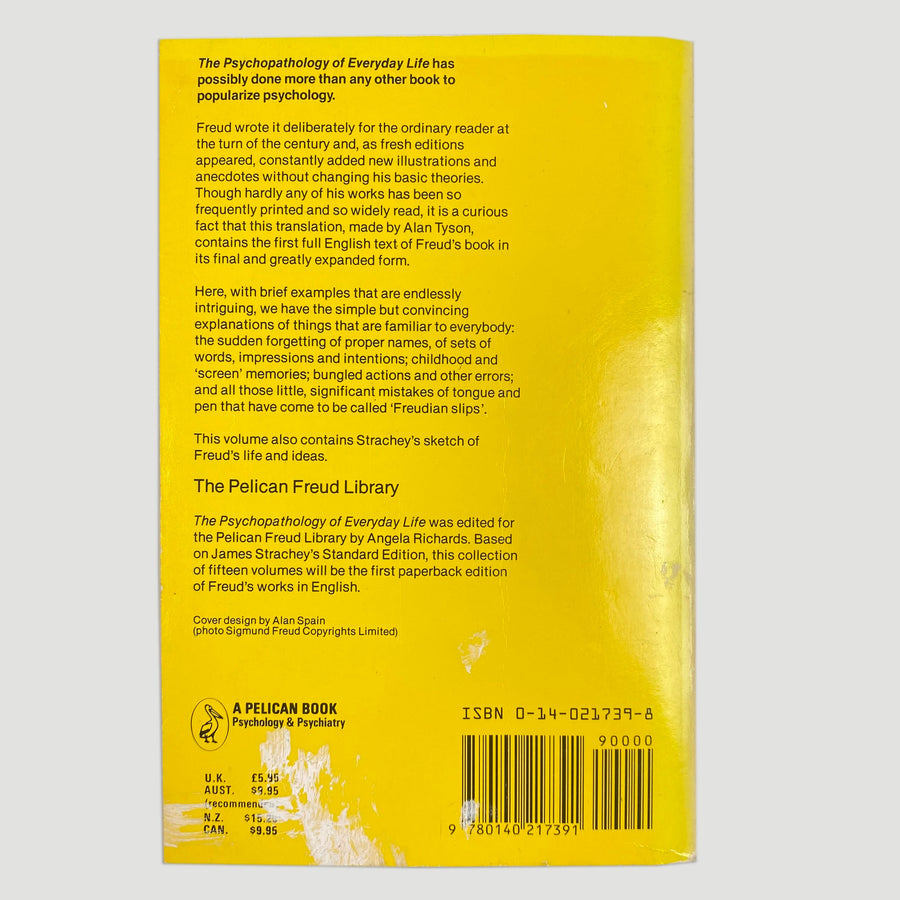 1985 The Psychopathology of Everyday Life; Sigmund Freud