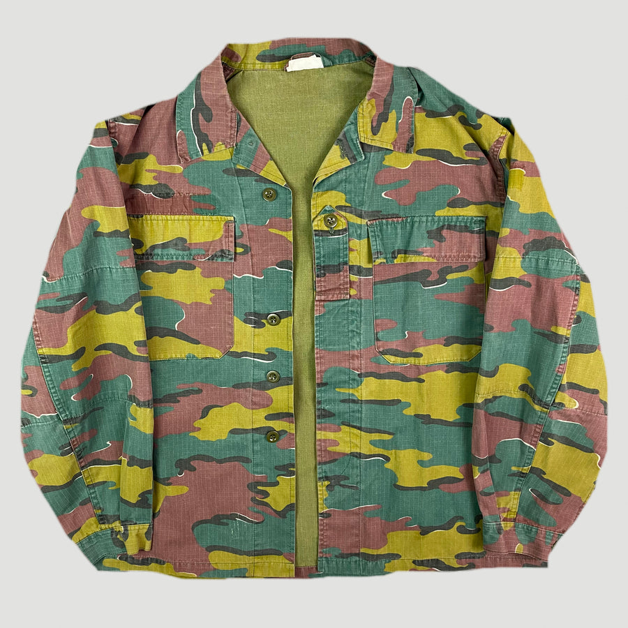 90's Belgian Camo Button Up Jacket