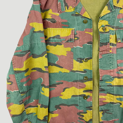 90's Belgian Camo Button Up Jacket