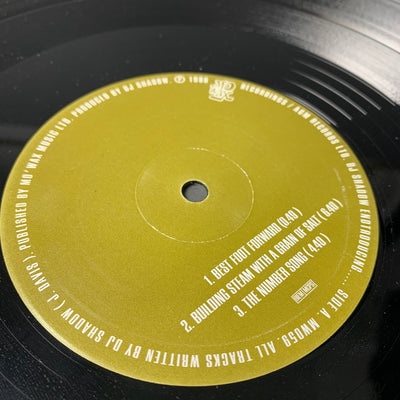 1996 DJ Shadow 'Endtroducing' 2LP