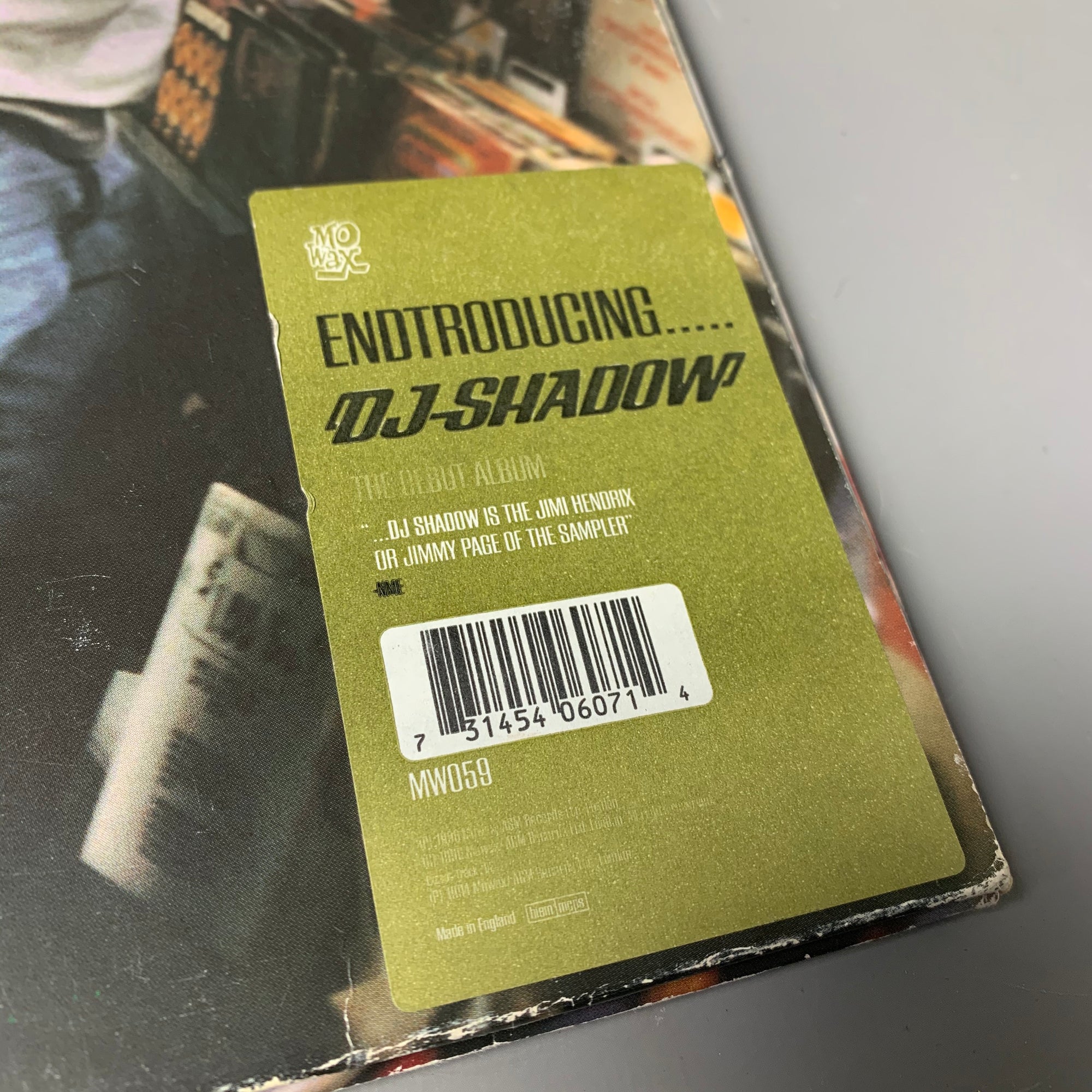 1996 DJ Shadow 'Endtroducing' 2LP