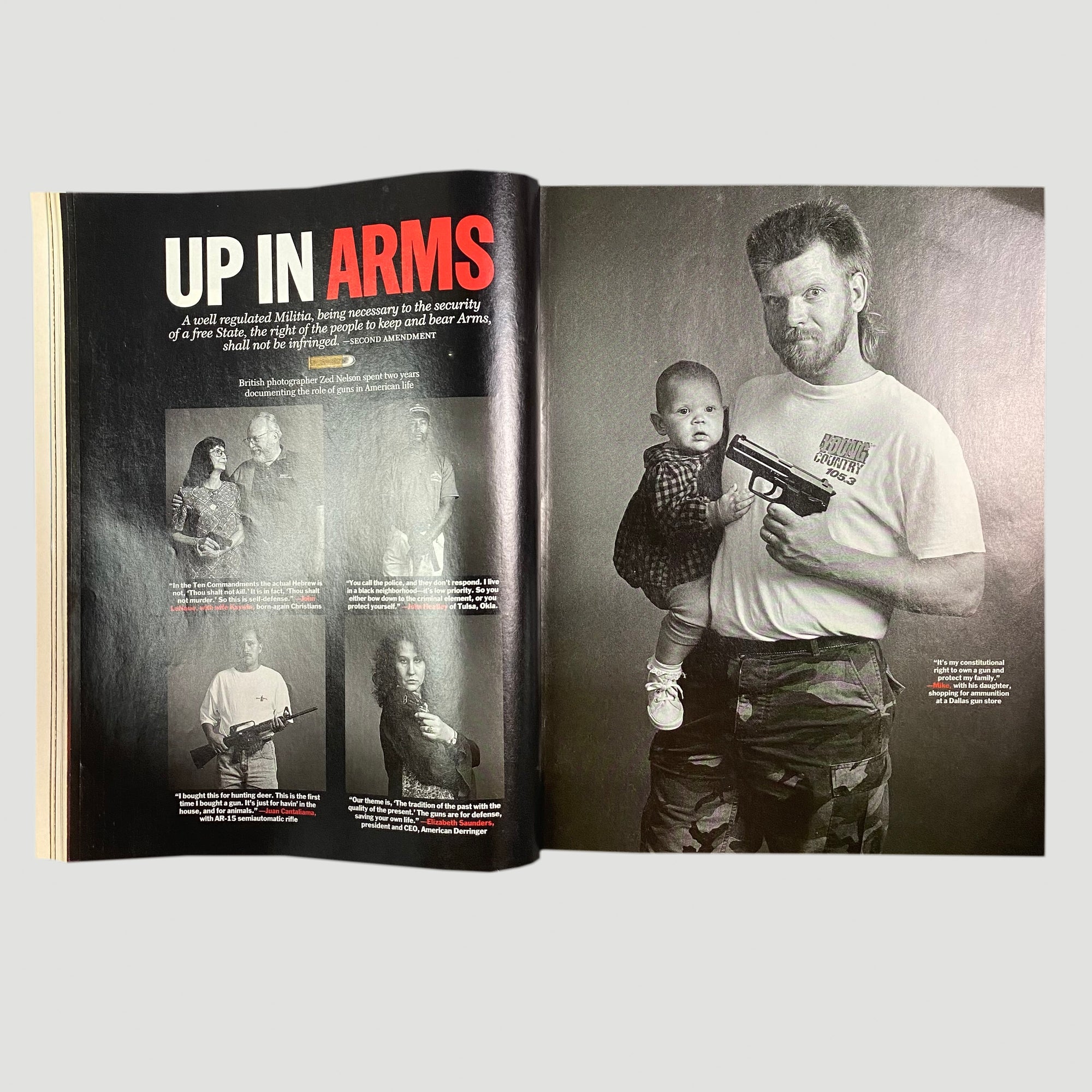 1998 TIME Magazine The Gun in America