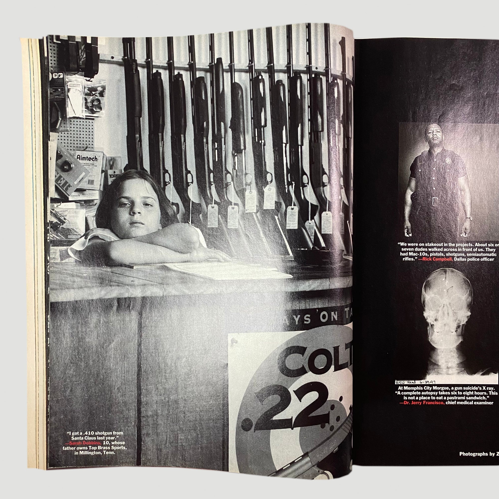 1998 TIME Magazine The Gun in America