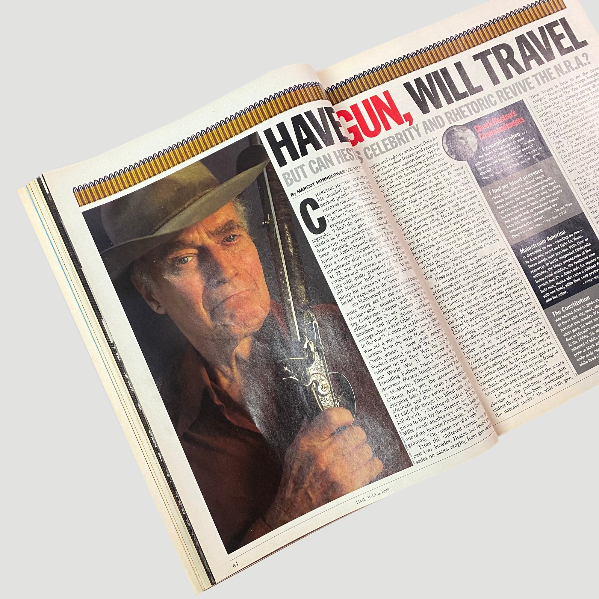 1998 TIME Magazine The Gun in America