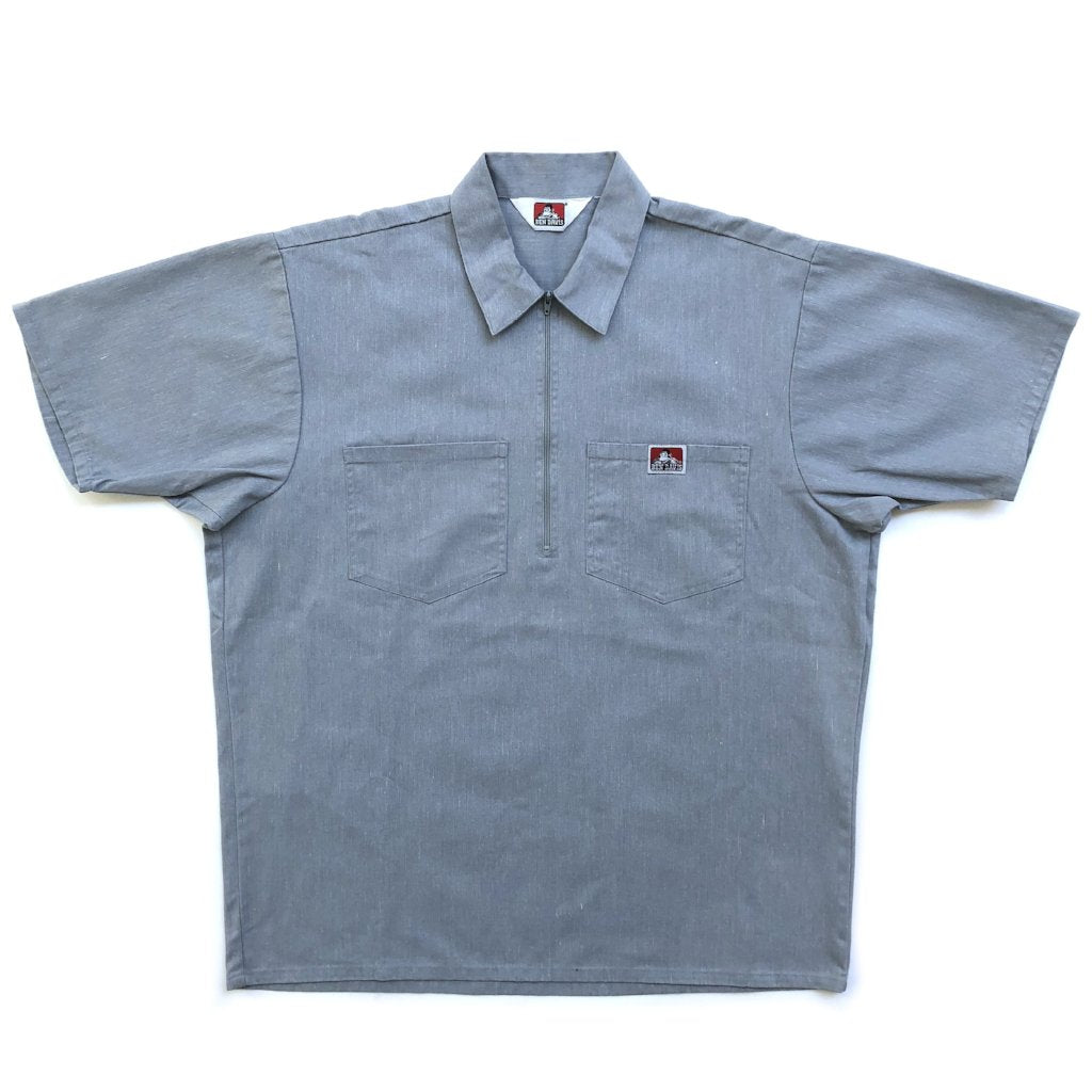 90's Ben Davis Half Zip Work Shirt