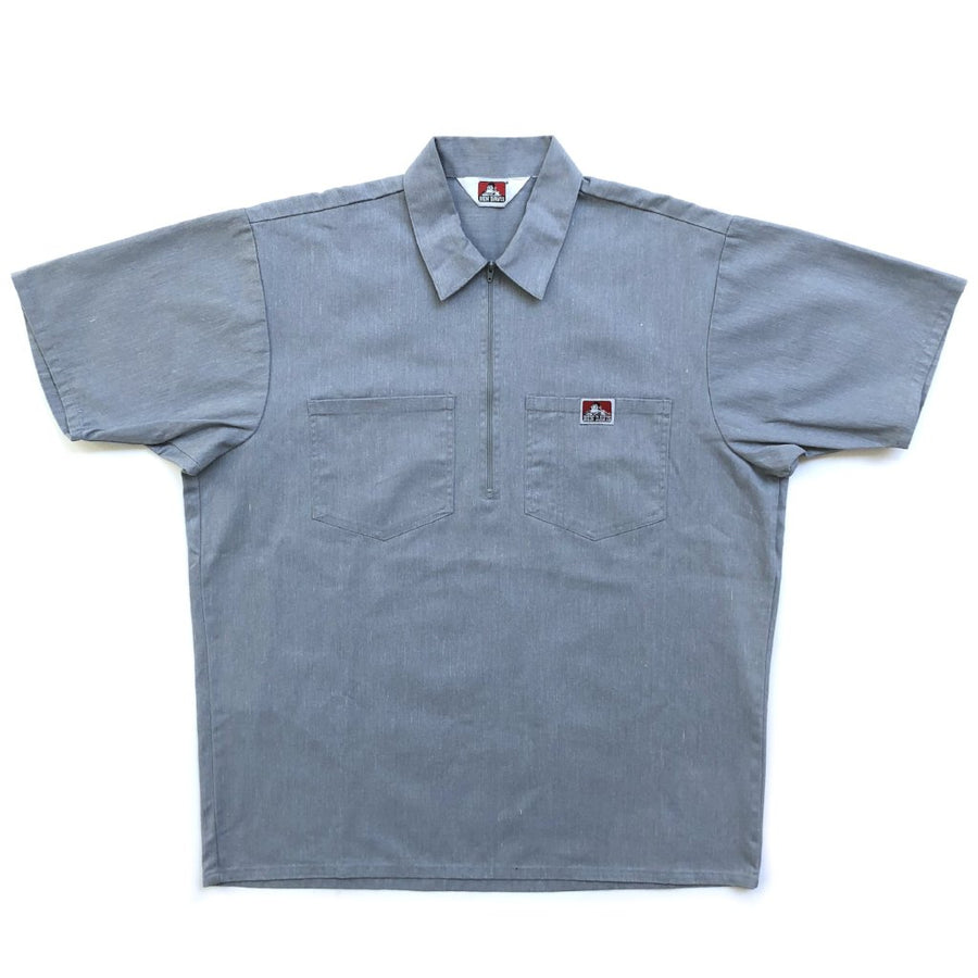 90's Ben Davis Half Zip Work Shirt