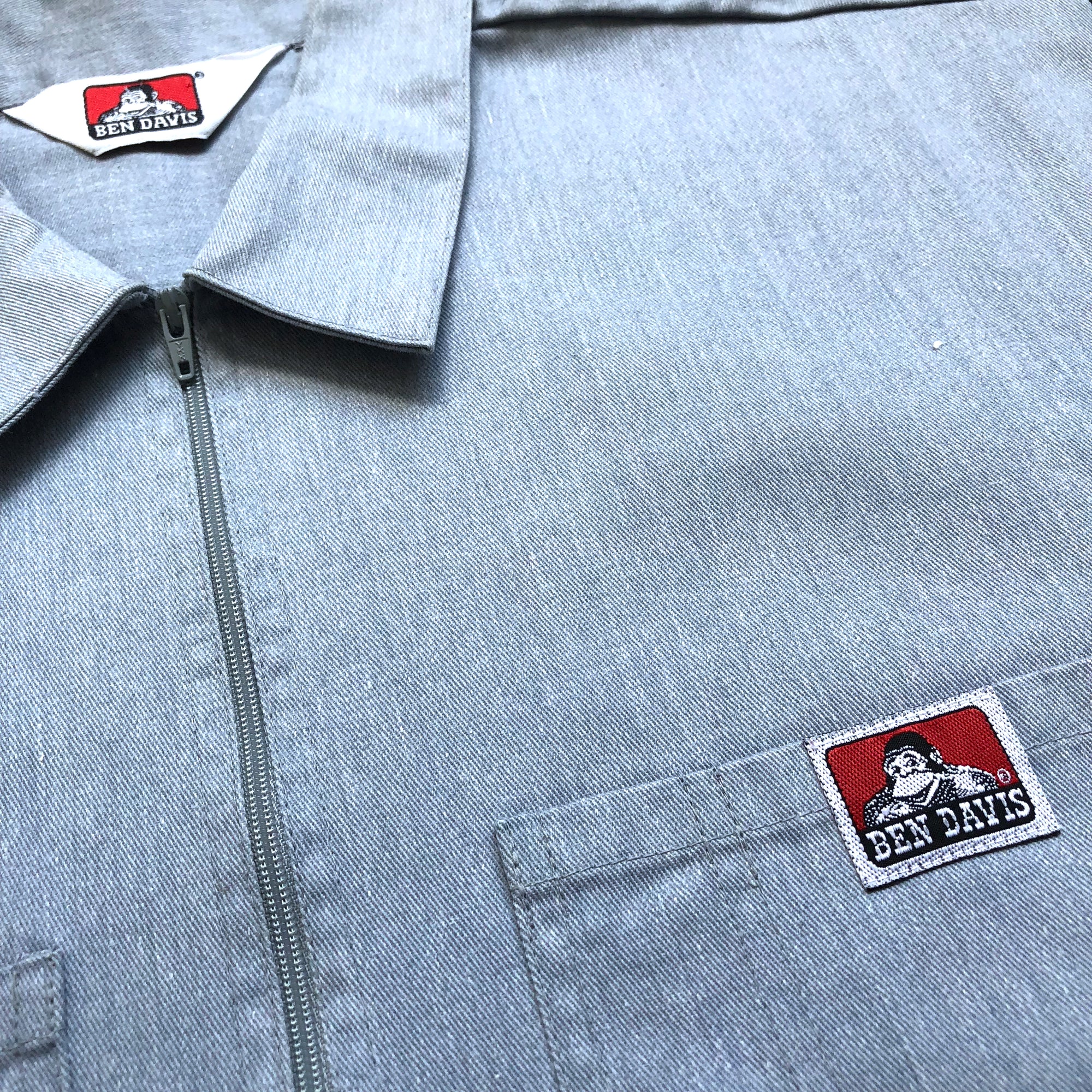 90's Ben Davis Half Zip Work Shirt