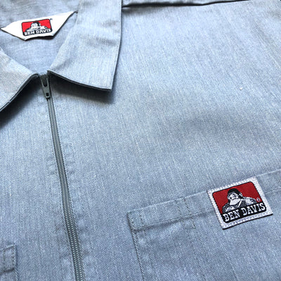90's Ben Davis Half Zip Work Shirt