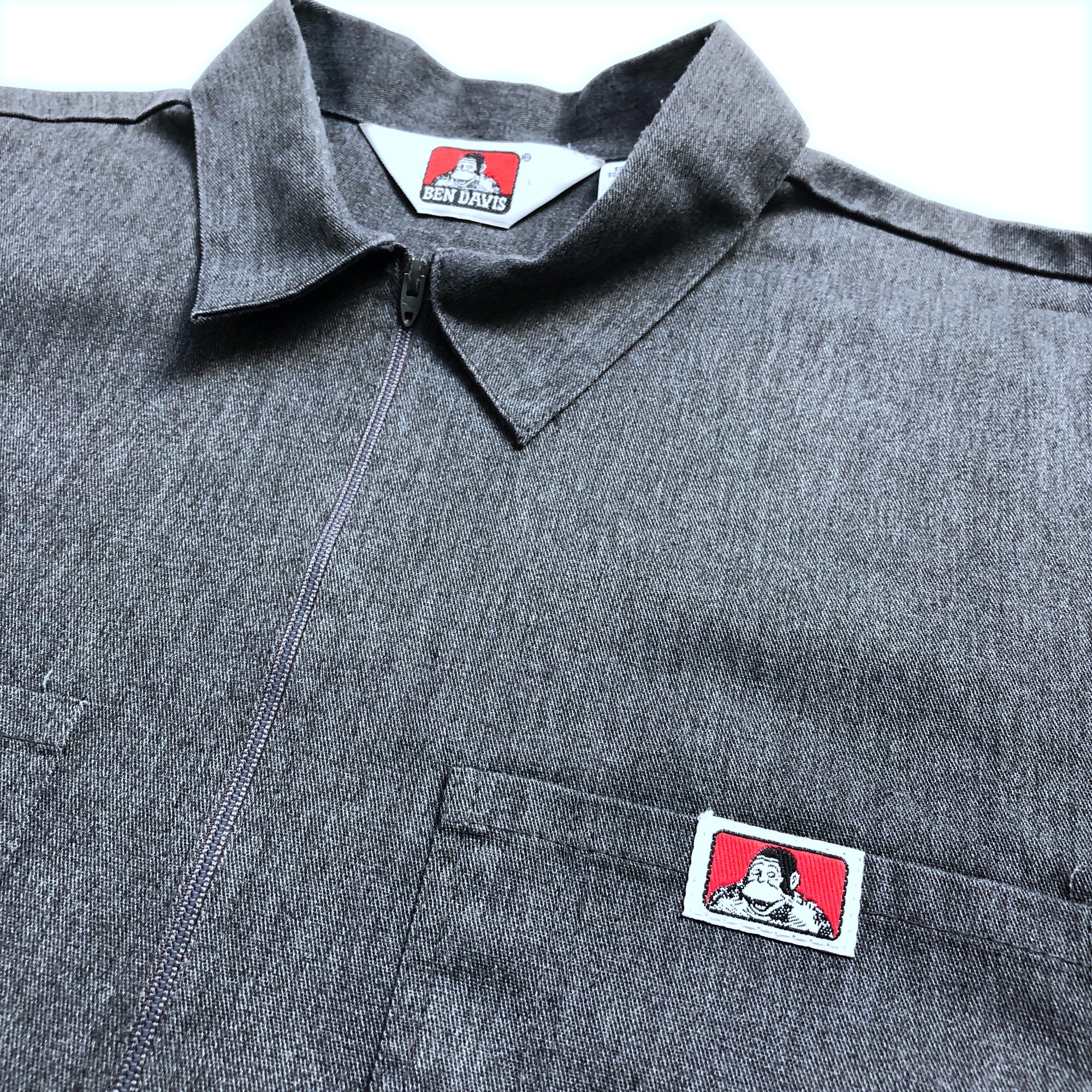 90's Ben Davis Half Zip Work Shirt