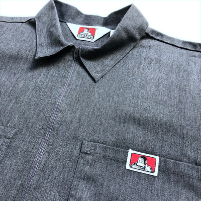 90's Ben Davis Half Zip Work Shirt