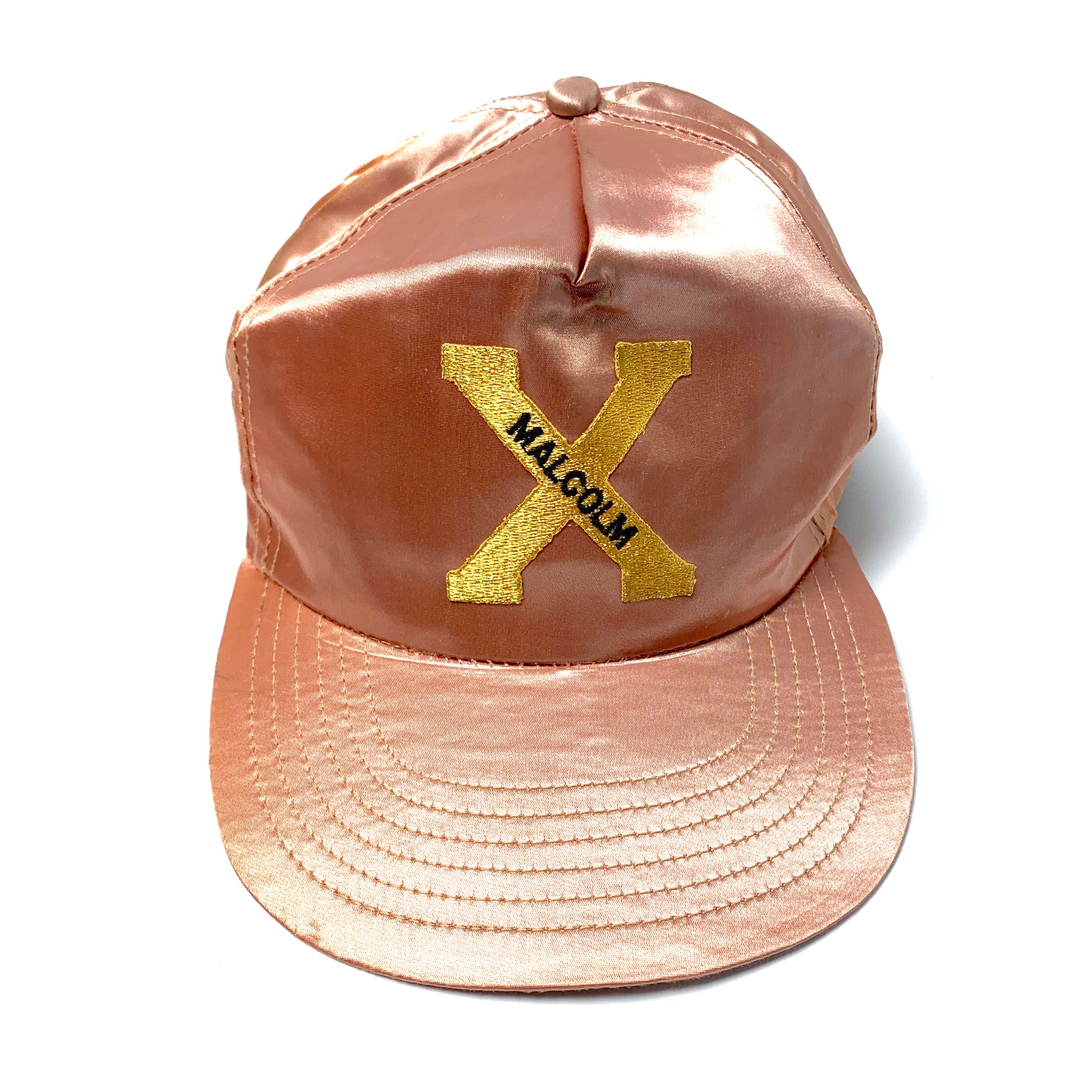 80's Malcolm X Satin Snapback Cap
