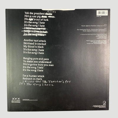 1992 Sonic Youth 'Youth Against Fascism' 12" Single