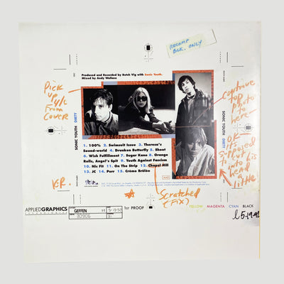 2002 Sonic Youth Dirty UK Deluxe 4xLP Boxset