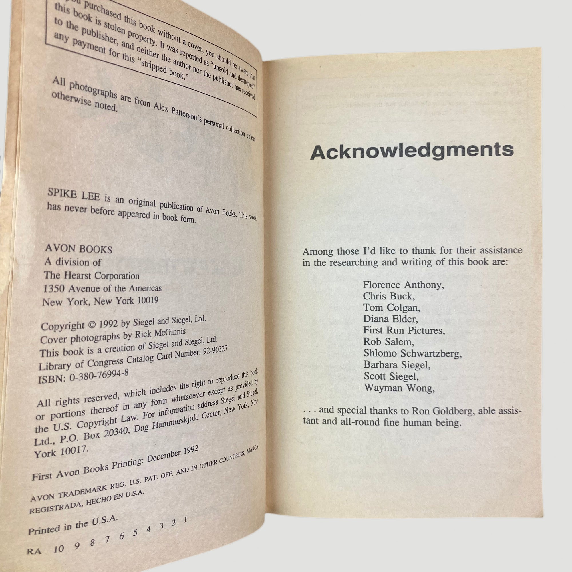 90's Spike Lee Unauthorised Biography