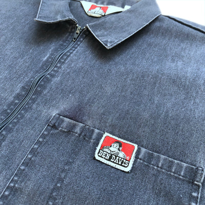 90's Ben Davis Half Zip Work Shirt