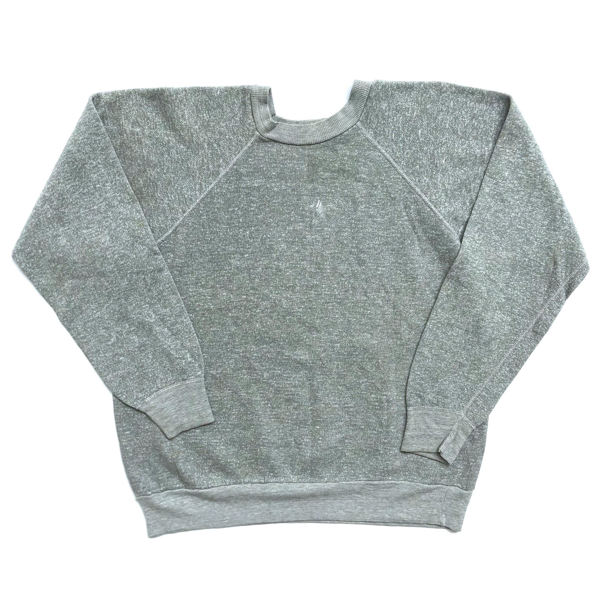 80's US Plain Grey marl Sweatshirt